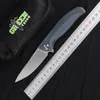 Grön Thorn CD F3 NS M390 Blad TC4Titanium Handtag Utomhus Camping Jakt Praktisk Folding Knife EDC Tool