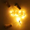 CRESTECH DIY Cork Light String 10 LED Solar Bottle Butelka Korek Miedź Wairy Strip Wire Outdoor Party Decoration Nowość Night Lampa