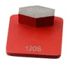 Hus01 betonowe betonowe segmenty szlifowania Husqvarna metalowy blok szlifierki z pojedynczym sześciokątnym batonem Diamond Floor Grind Disccs