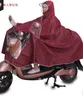 Motocicleta capa de chuva bicicleta elétrica impermeável capa de equitação poncho carro única bateria poncho dupla espessamento