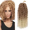 8 inch 3pcsset Marley Braiding Synthetic Braiding Hair met ombre vlechten synthetische malibob haak haaruitbreidingen voor zwarte wome2288000