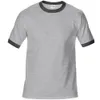T-shirt da uomo T-shirt in cotone bianco 2022 Camicia da uomo T-shirt manica corta Solid Homme Tee Abiti estivi Taglia Europa XXL