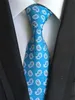 Wysokiej jakości szyi krawaty męskie krawaty Jacquard kwiatowe paski biznesowe krawaty krawatów dla mężczyzn Will i Sandy