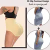 Damen Shapewear Nahtloser Butt Lifter gepolsterte Steuerhöfen Taille Trainer Körper Shaper Kurzer Steuerelement Unterwäsche6559798