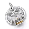 Stainless Steel Penis Rings Cage Cock Lock Ring Male Device Men Metal Gay Remote S&M Belt Sex Toys7129965