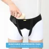 Ceinture de hernie pour soutien de hernie inguinale ou sportive, sangle de récupération pour soulager la douleur avec 2 coussinets de compression amovibles CX200812020166