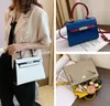 Ganze Damenhandtasche, Kontrastfarbe, Mosaik-Leder, Umhängetaschen, Stil, Damen-Leder-Umhängetasche, elegantes Palmprint-Leder, 2053