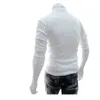 2020 Новый осенний зимний Men039s Sweater Men039s Turtleneck Solid Crown Casual Sweater Slim Fit Brand вязаные пулы 9482400