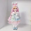 Poupée féerique 1/6 BJD, nom du petit ange, corps articulé mécanique, avec maquillage, y compris les yeux du cuir chevelu, vêtements, cadeaux de noël pour filles