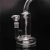 10" Tornado Clear Glass Water Bong Turbine Percolator Cyclone Bongs With Dragon Claw Style 18mm Bowl US warehouse
