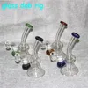 Hookahs 7.4 "Glass Bong Beaker Bongs Tubulação de água Petrócitos Pipes Bubbler com 4mm de quartzo Banger Nails