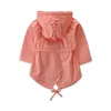 Abbigliamento per neonati Bambino per bambini Neonate Felpa con cappuccio per orecchie 3D Top Cappotto Giacca con cappuccio Capispalla Abiti a maniche lunghe