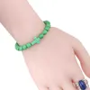 Bracelet croisé en pierre givrée brillante de 8MM, multicolore, Turquoises, pour hommes et femmes, bijoux de prière de jésus, corde élastique