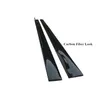 Unversal Carbon Look Side Skirt Tire Spout Car door pedal body kit For Any Cars Splitters Winglet Wings Diffuser