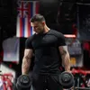 Summer New Designer mens gyms T shirt Crossfit Fitness Bodybuilding Fashion Male Short clothing Brand Five colors Tee Tops