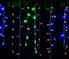 10M*0.65M 320LED light flashing lane LED String lamps curtain icicle Christmas festival lights 110v-220v EU UK US AU