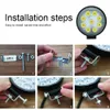 LED Work Light Bar jasna wiązka 27W 42W 48W Wodoodporny samochód LED LED reflektora do ciągnika ciężarówki 4x4 SUV ATV 12V 24V