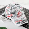 8styles Graffiti Baseball Cap Long Tail Hip-hop Hat Fashion Outdoor Graffiti Caps Snapback Hip Hop Party Hats GGA3664-1