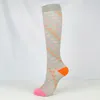 Meias de compress￣o de moda Dot Cora￧￣o meias para homens para homens esportes de viagem meias de ciclismo de viagens Will Will e Sandy Gift