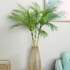 Ev Düğün Salon DIY Dekorasyon Jungle Parti C0924 için Palm Tree Yapay Yapraklar Dallar Canlı Vahşi Sahte Yeşillik Sahte Tesisi
