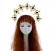 Готическая лолита Halo Crown Headciece Accessories Black Rose Devil Goddes