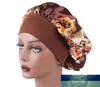 New Fshion Women Satin Night Sleep Cap Hair Bonnet Hat Silk Head Cover Wide Elastic Band Shower Cap6364718