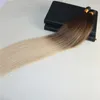 100 Jungfrau Brazilianisches menschliches Haar Itip vorbindete Haarverlängerungen doppelt gezeichneter Keratin Stick Fusion Remy Haarextensions i Tipp2420643