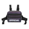 New-Borse sul petto Hip Hop Tactical Streetwear Laser Marsupio Donna Disco Party Luminoso Riflettente Chest Rig Bags296H