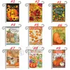 Autumn Pumpkin Flag Maple Leaf Thanksgiving Garden Flaggg￥rd V￤lkommen Fall Flag Yard Banner Flags 45*30cm T2I51366