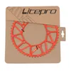 Folding Bicicleta Chainco Cadeia de Cadeia de Largo 46T 48T 50T 52T 54T 56T 58T 130BCD Alumínio Alumínio Bicicleta Cranksets Plate