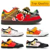 Dunk SB Low Raygun Sneakers Shoes 최고 품질 남자는 Raygun 타이 염료 블랙 어떤 인과 신발 Raygun 타이 염료 화이트와 박스 크기 36-45 신발