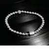 New Hot Beautiful Women's Beads Bracelet Bracelet Summer Bijoux pour 925 Bracelets de perles de chaîne de mains en argent sterling avec Original9321633