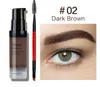 Brwi Gel Tint 6 Kolory Makijaż Pomada Zestaw Szczotki Brown Eye Brow Cream Makijaż Paint Set Enhancer Wax Kosmetyczne