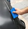 1pc Auto Styling Vinyl Carbon Venster Ijs Remover Cleaning Wash Auto Schraper Met Vilt SqueeGee Tool Film 10x7cm