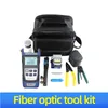 Freeshipping 12pcs Fiber Optic FTTH Tool Kit avec FC-6S Fiber Cleaver et Optical Power Meter Visual Fault Locator 30km Cable Wire Stripper