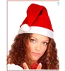 Wholesale Рождество Santa Claus Hats Красная и белая крышка Партия Шляпы Xmas Costume Украшения Унисекс Дети Для Взрослых Фестиваль Шляпа