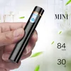 New Creative Mini Compact Electronic USB Heating Wire Arc Lighter Rechargeable Metal Cigarette Shaped Cigar Lighter Gadgets Men