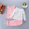 Baby Girl Clothes Sets For Children Long Sleeve Casual Toddler Girls Baby Suit for Kid 1 2 3 4 6 Years