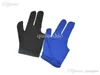 New BG2 10pcs Black and Blue Color Billiard gloves Pool gloves Snooker gloves for Whole Fingers Gloves Black and blue6655412