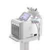 Équipement de beauté 6 en 1 H2 O2 Hydra Facial Dermabrasion Water Aqua Oxygen Pistolet RF Hydro Microdermabrasion Peeling Vacuum Skin Clean machine