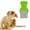 Pet Hair Comb Cat Dog Puppy Grooming Steel Małe Deklarowe Zębate Pet Plea Comb Grych Bag Free