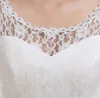 Abito da sposa in pizzo di cristallo con paillettes in rilievo e sarchiatura in tulle con maniche ad aletta, abito da ballo lungo da sposa, abiti da sposa