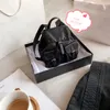 حقائب ظهر للأزياء حقائب الكتف سلسلة Crossbody Lady Backpacks Bag Nylon Mini Gilrl حقائب اليد اللطيفة مع صندوق