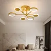 Nordic living room ceiling lamp simple modern atmosphere light luxury creative lighting bedroom hall LED lamps