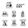 Broches broches pour femmes j'aime les siestes Panda mignon petite fille drôle hommes cadeau de Noël Demin chemise décor émail broche broche métal Kawaii Badge