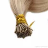Balayage Human Hair I Tip Extensions 18613 I TIP FUSION PREBONDED Hårförlängningar Stick Keratin I TIP Hår 100g Kvalitet på 7501075