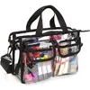 Fashion Black Women Summer Plastic Shoulder Bag Handbag Travel Tote Cosmetic Beach Toiletry Bath Storage Case