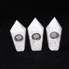 Cool lyx färgrik mini diamant kristall pärla sten bärbar innovativ design rökning handrör rörfilter silver skärmskål dhl gratis
