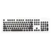 Keyboards 104 Keys Retro Round Keycaps Double S DIY Typewriter Keycap For Backlit Mechanical Keyboard Circular Key Cap1