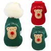 Dog Clothes Winter Warm Pet Dog Jacket Coat Puppy Christmas Party Clothing For Small Medium Dogs Puppy Fashion Outfit